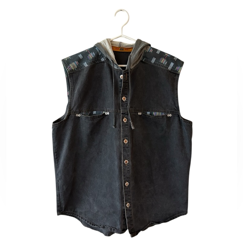 Vintage Quicksilver QSD Jean Jacket Vest Size M